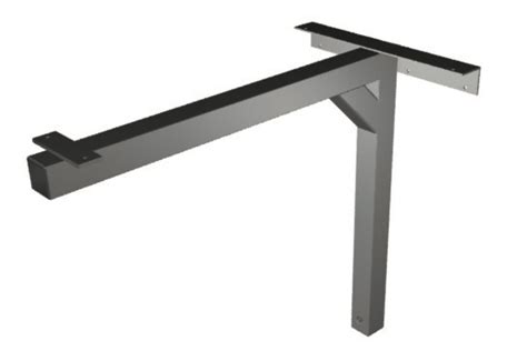 metal table cantilever brackets|wall mounted table bases.